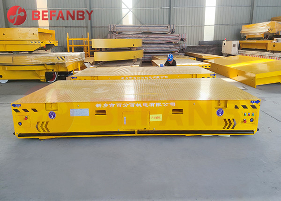 Industrial Heavy Duty Platform Transfer Trolley On Rail