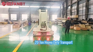 Kereta Transfer AGV bersertifikat CE, Kendaraan Berpemandu Otomatis Tanpa Jalur yang Stabil