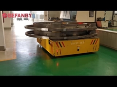 Gerobak Transfer Tanpa Lacak Tugas Berat, Trolley Transfer Mould 15 Ton yang Dapat Dikemudikan