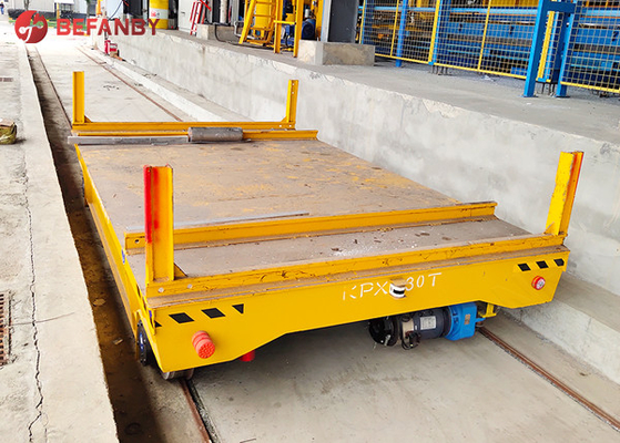 Workshop 15T Rail Transfer Car For Steel Pipe Handling