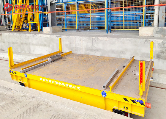 Workshop 15T Rail Transfer Car For Steel Pipe Handling