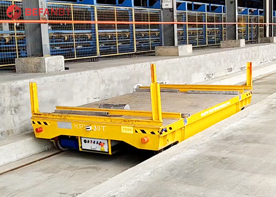 Workshop 15T Rail Transfer Car For Steel Pipe Handling