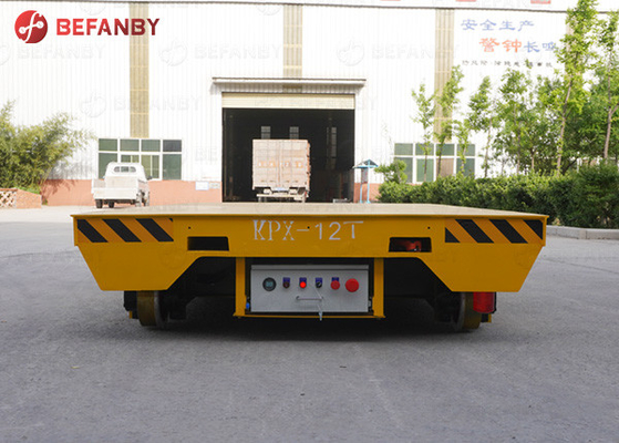 Rail Wheels Battery Transfer Cart For Precast Concrete Workshop 120T