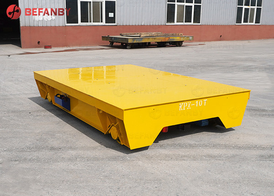 Rail Wheels Battery Transfer Cart For Precast Concrete Workshop 120T