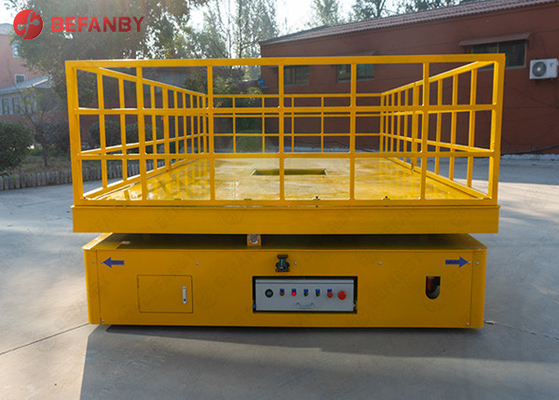 Lithium Battery Trackless Transfer Cart Vehicle Power Steering Mold 35t