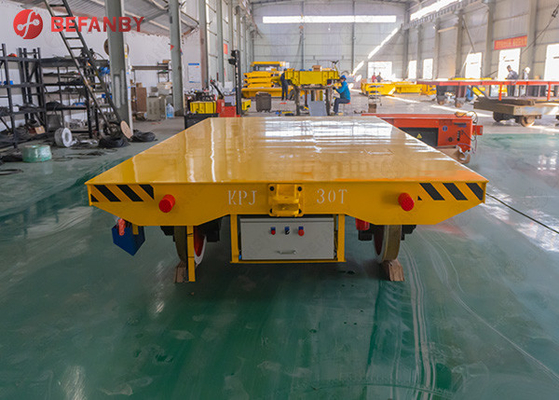 30T Factory Use Elctrical Flatbed Transfer Carts