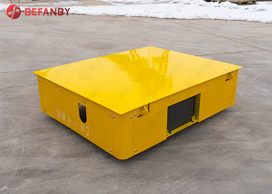 Indoor / Outdoor Trackless Transfer Cart Bogie Unlimited Running Distance