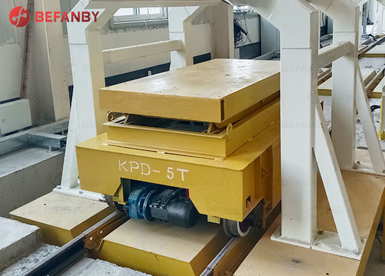 Heavy Machine Low Voltage Rail Transfer Trolley