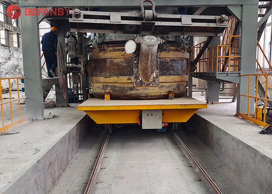 Aluminium Rail Transfer Cart 1 - 300T Load Capacity Industrial Railway Bogie