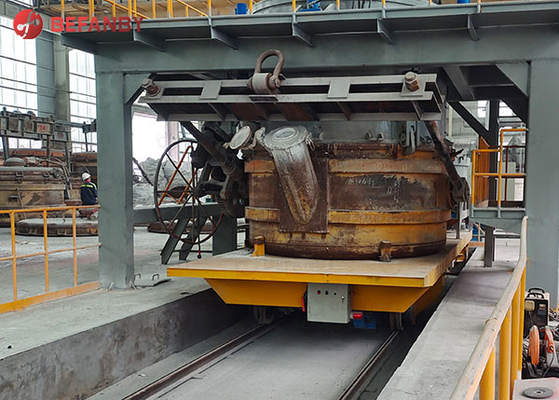 Aluminium Rail Transfer Cart 1 - 300T Load Capacity Industrial Railway Bogie