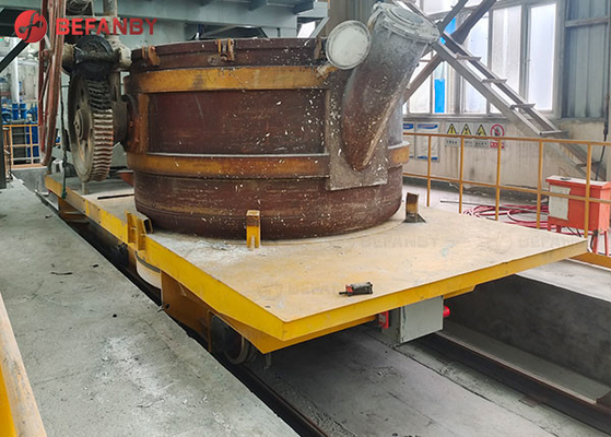 Aluminium Rail Transfer Cart 1 - 300T Load Capacity Industrial Railway Bogie