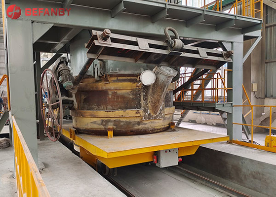 Aluminium Rail Transfer Cart 1 - 300T Load Capacity Industrial Railway Bogie