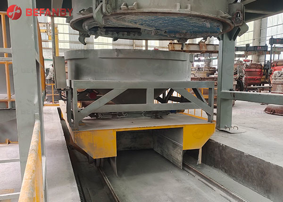Aluminium Rail Transfer Cart 1 - 300T Load Capacity Industrial Railway Bogie