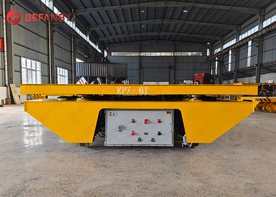 Remote Control Battery Transfer Cart For Industrial Field 50tons