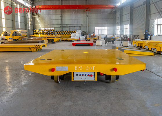Workshop 5t Battery Transfer Cart Rail Wheel For Marble Slabs Shifting