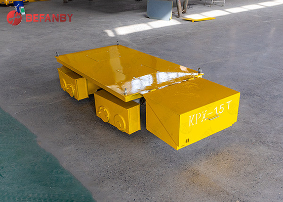 Rails Hydraulic Powered Transfer Cart 30 Ton For Workshop