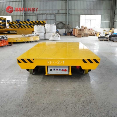 Rails Hydraulic Powered Transfer Cart 30 Ton For Workshop