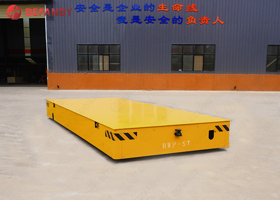 100T Industrial Material Transfer Carts, Turning Coil Transfer Cart On Cement Floor