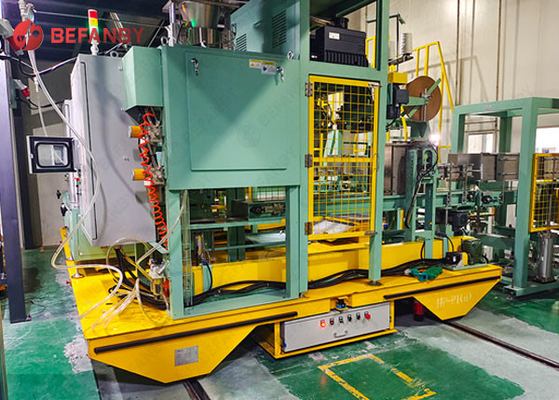 Large Capacity Flatbed Material Track Transfer Carts