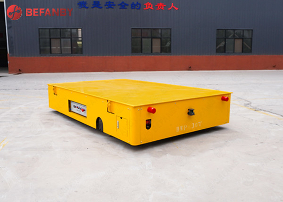 100T Industrial Material Transfer Carts, Turning Coil Transfer Cart On Cement Floor