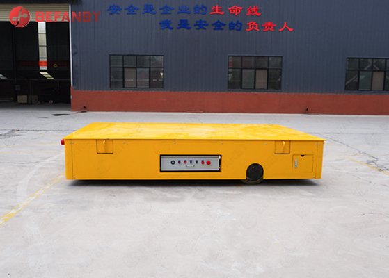 100T Industrial Material Transfer Carts, Turning Coil Transfer Cart On Cement Floor