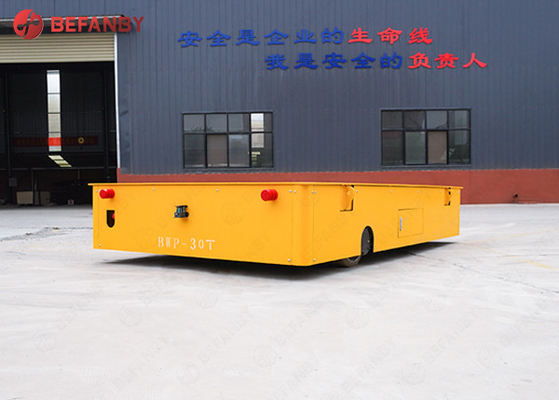 100T Industrial Material Transfer Carts, Turning Coil Transfer Cart On Cement Floor