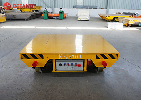 15 Tons Industrial Rail Battery Transfer Cart 20m/Min Remote Control