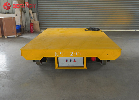 Aluminium Factory Push Button Operate Track Handling Vehicle
