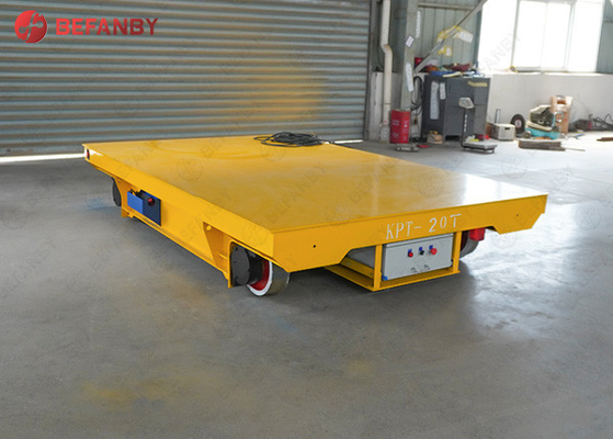 Aluminium Factory Push Button Operate Track Handling Vehicle