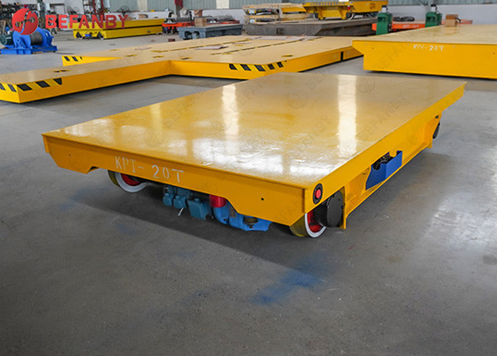 Aluminium Factory Push Button Operate Track Handling Vehicle