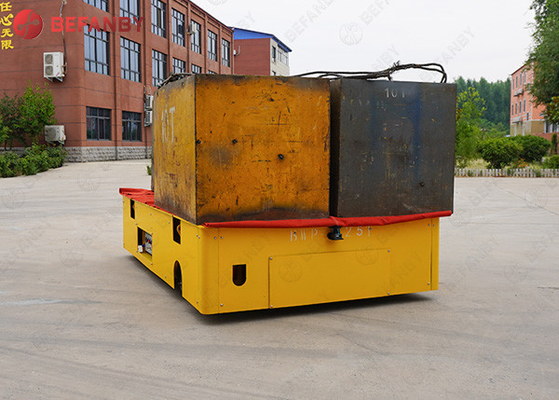 China Manufacturer 25 Ton Trackless Flatbed Transfer Cart