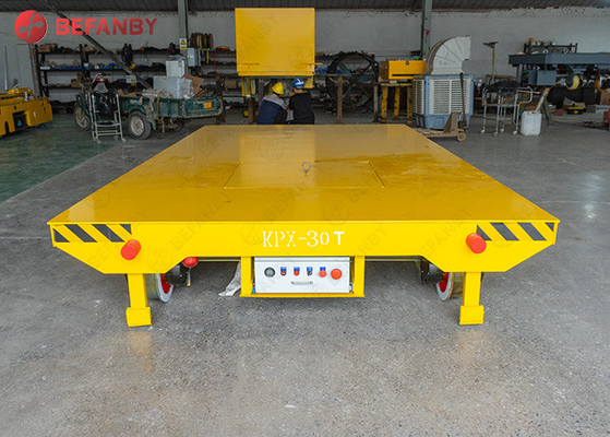 Motorized Trolley Traveling On Battery Transfer Cart
