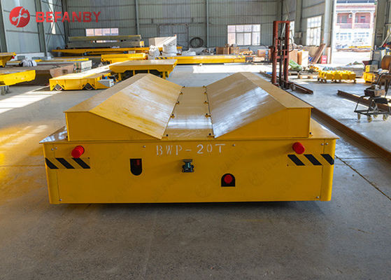 Dead Man Stop Trackless Transfer Cart Electric High Running Speed Without Rails