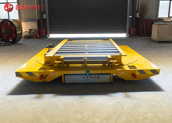 Heavy Load AC Motor Roller Transfer Trolley With Track