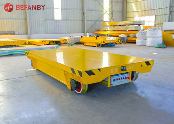Unlimited Running Distance Battery Railway Transfer Trolleys Customizable