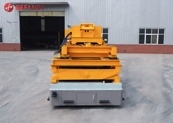 Double Layer Lifting Rail Battery Automatic Guided Vehicle