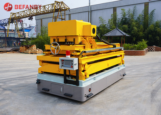 Double Layer Lifting Rail Battery Automatic Guided Vehicle