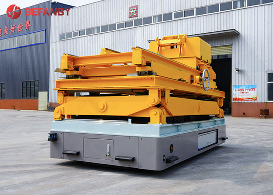 Double Layer Lifting Rail Battery Automatic Guided Vehicle