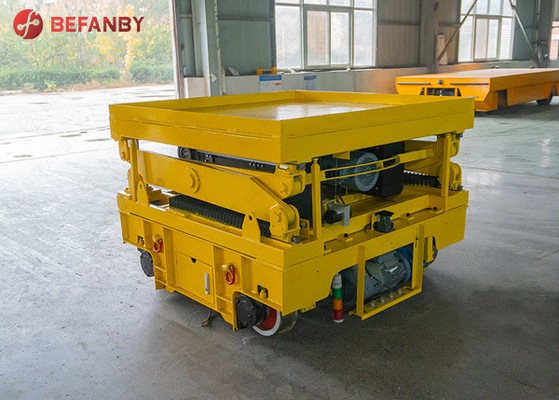 Scissor Lift Low Voltage Railway Electric Transfer Cart