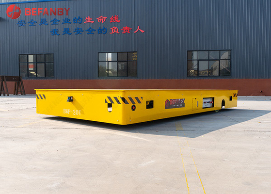 Heavy Load 16ton Pu Wheels Railless Transfer Trolley