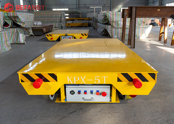 Stable Railway Battery Flatbed Transfer Carts