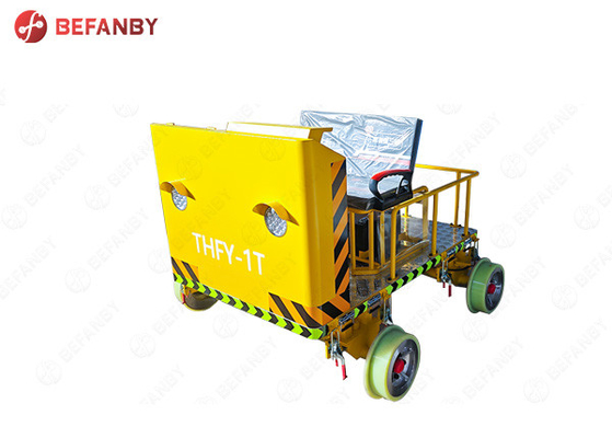 Durable 4 Axles Battery Rail Transfer Carts