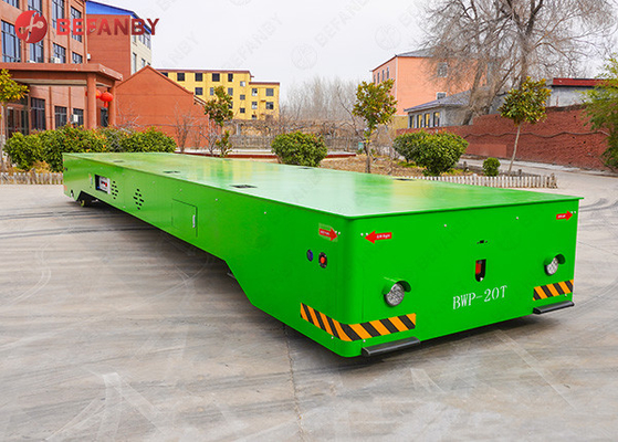 20 Ton Handing Metal Plate Electrical PU Wheel Trackless Transfer Carts