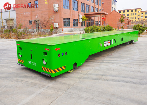20 Ton Handing Metal Plate Electrical PU Wheel Trackless Transfer Carts