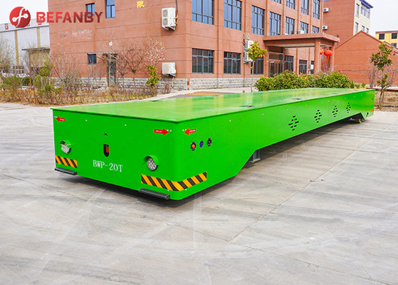 20 Ton Handing Metal Plate Electrical PU Wheel Trackless Transfer Carts