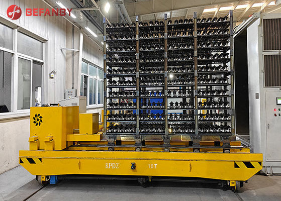Self-Propelled High Temperature Proof Rail Transfer Cart with Up to 500ton Capacity