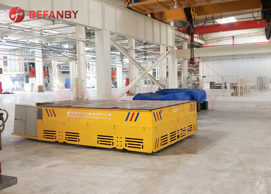 Cylinder Objects Trackless Transfer Cart 100T Bearing Power V Frame Customized Size