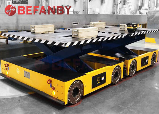 Robot Kendaraan Terpandu Otomatis Baterai Lithium Dengan Roda Mecanum