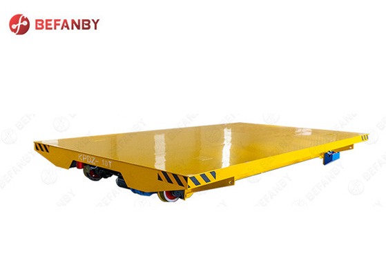 Integrated Flat Decking 2T Rail Transfer Cart For Workshop Handler