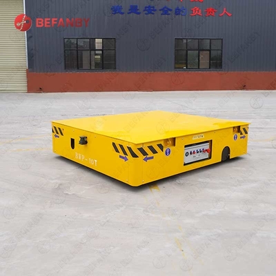 Material Handling 30 Ton Battery Q235 Motorized Platform Cart